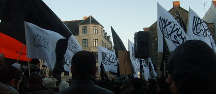 Moslem-Demo in Kopenhagen