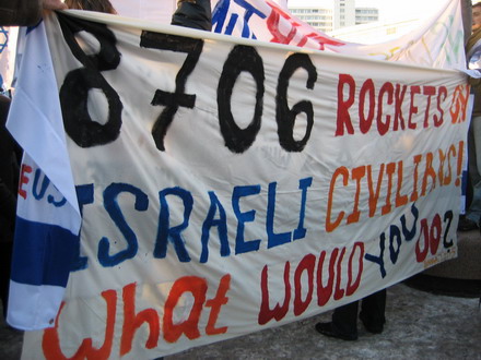 Pro Israel Demo in Berlin am 11.1.09