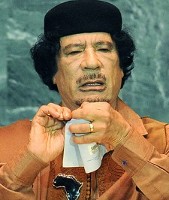 Gaddafi zerreisst UN-Charta