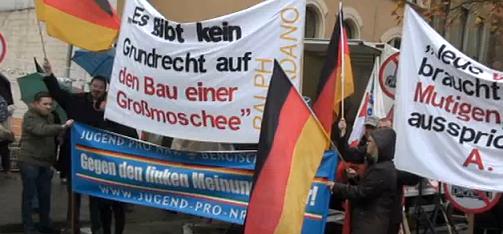 Pro Köln-Kundgebung gegen den Bau der Kölner Groß-Moschee