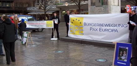 BPE-Mahnwache in Mainz