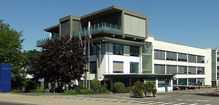 Firmengebäude der Firma Lindt in Aachen