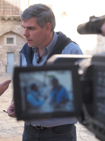 Interview mit Filip Dewinter in Jerusalem