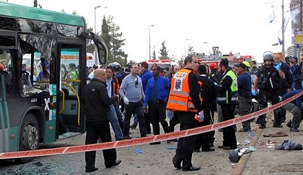 Viele Verletzte bei Bombenanschlag in Jerusalem