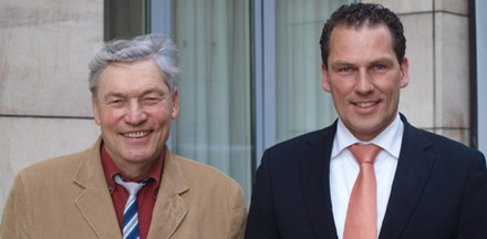 Martin Korol (l.) und Jan Timke.