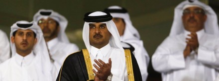 File picture shows Qatar's Crown Prince Sheikh Tamim bin Hamad al-Thani in Doha