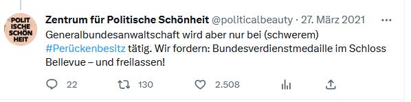 Tweet des ZPS zum Falle Lina Engel.