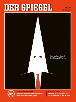 Unterirdisches Spiegel-Cover zu Trump.