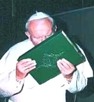 John Paul 2 kisses koran