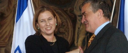 Zipi Livni mit Karel Schwarzenberg