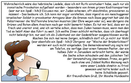 Moishe Hundesohn zum Holocaustgedenktag