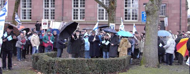 Israel-Solidaritätskundgebung in Freiburg