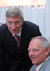 Ingo Wolf mit Wolfgang Schäuble