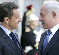 Nicolas Sarkozy und Benjamin Netanjahu