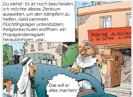 Comicband 'Bin Laden - Enthüllt' des französischen Autors Mohamed Sifaoui