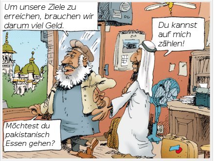 Comicband 'Bin Laden - Enthüllt' des französischen Autors Mohamed Sifaoui
