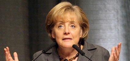 Achselzucken bei Angela Merkel