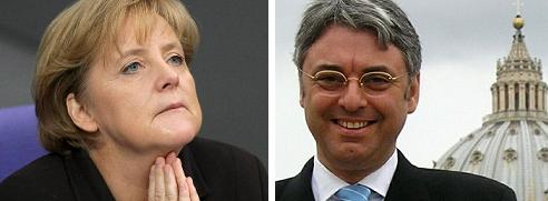 Angela Merkel und Martin Lohmann
