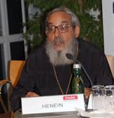 Pater Athanasios Henein, Oberhaupt der koptischen Exil-Gemeinde in Griechenland