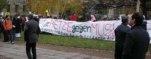 Anti-Islamkritik-Kundgebung am 11.11.09 in Dresden