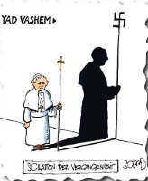 Papst Karikatur