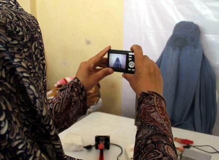 Wählerregistrierung in Herat