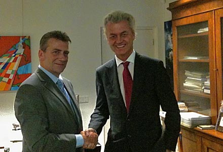Zwei Politiker mit Zivilcourage: René Stadtkewitz und Geert Wilders.