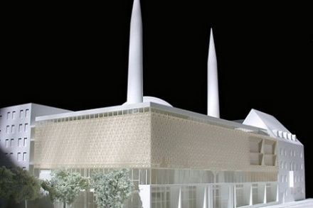 Modell der Moschee in München-Sendling