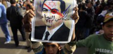 Mubarak als Israelteufel