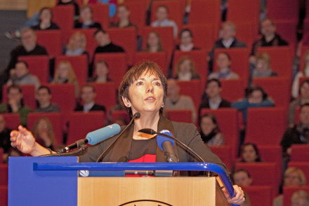 Margot Käßmanns Antrittsvorlesung im Audimax der Ruhr-Universität Bochum