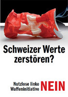 Linke Waffeninitiative Nein