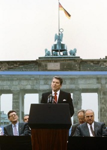 Reagan am Brandenburger Tor