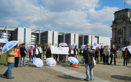 'Anti-Rettungsschirm'-Proteste in Berlin
