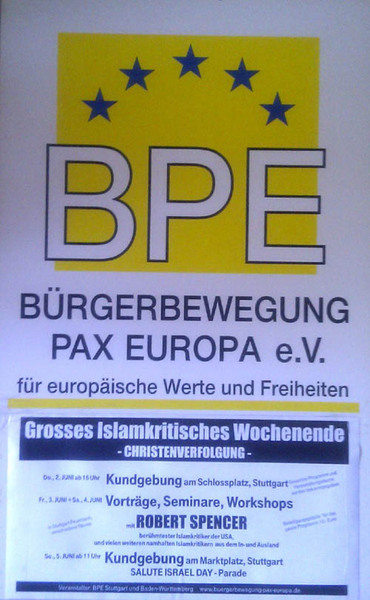 Pax Europa Plakat