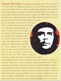 Porträt von Che Guevara im Lehr- und Arbeitsbuch Spanisch, AULA 1 internacional