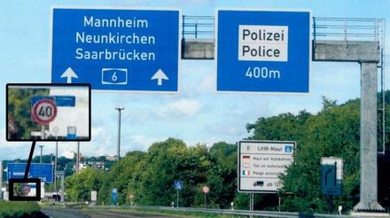 Grenzübergang bei Saarbrücken