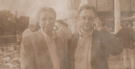 SZ-Islam-Verschleierer Peter Fahrenholz (l.) mit seinem Chef Heribert Prantl