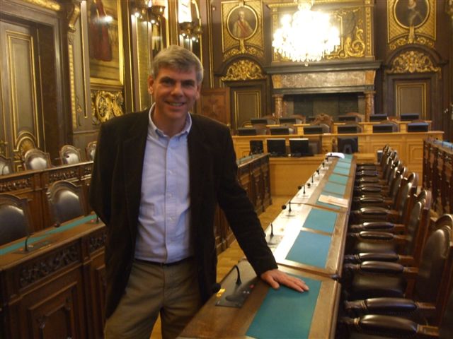 Filip Dewinter im Stadtparlament von Antwerpen