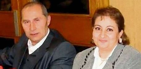 Ashot und Walja Sogamanian (r.), die im Flieger einen Herzanfall erlitt