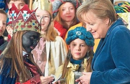 Bundeskanzlerin Merkel auch rassistisch