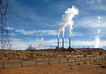 Kohlekraftwerk in der Navajo-Reservation bei Page, Arizona
