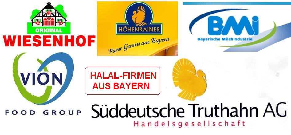 Halal Firmen aus Bayern