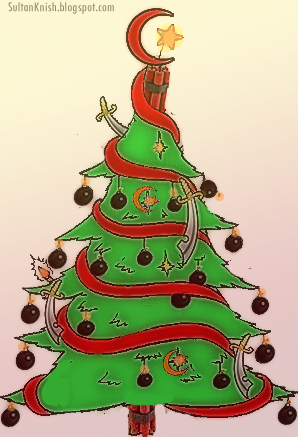 Weihnachten multikultureller Baumschmuck