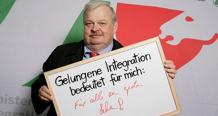 Der nordrhein-westfälische Integrationsminister Guntram Schneider