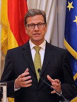 German Foreign Minister Guido Westerwelle visits Athens, Greece