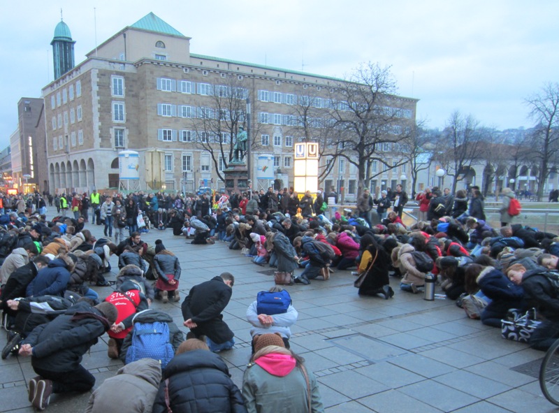 Stuttgart, Flashmob, 11.1.14,35b