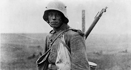 Deutscher Soldat, Westfront 1916 Schlacht an der Somme