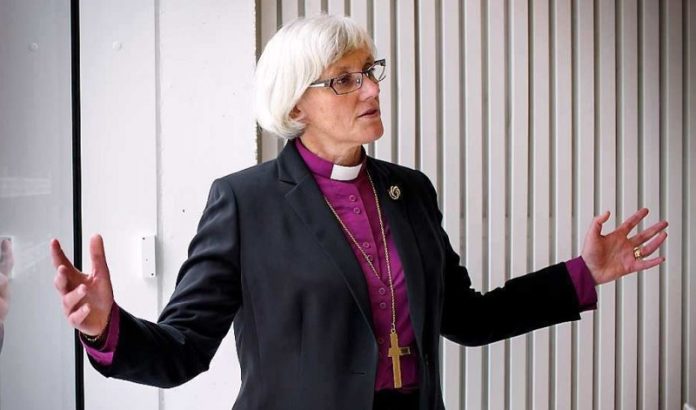 Leiterin der schwedischen Kirche, Erzbischöfin Antje Jackelén – ihr gewähltes Motto bei Amtseinführung war: 