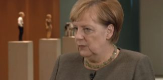 Angela Merkel (Screenshot aus dem "Interview").