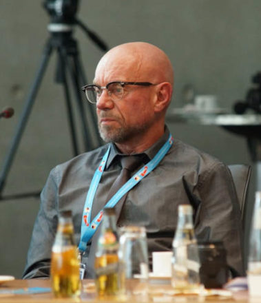 Eugen Prinz auf dem FreieMedien-Kongress in Berlin.